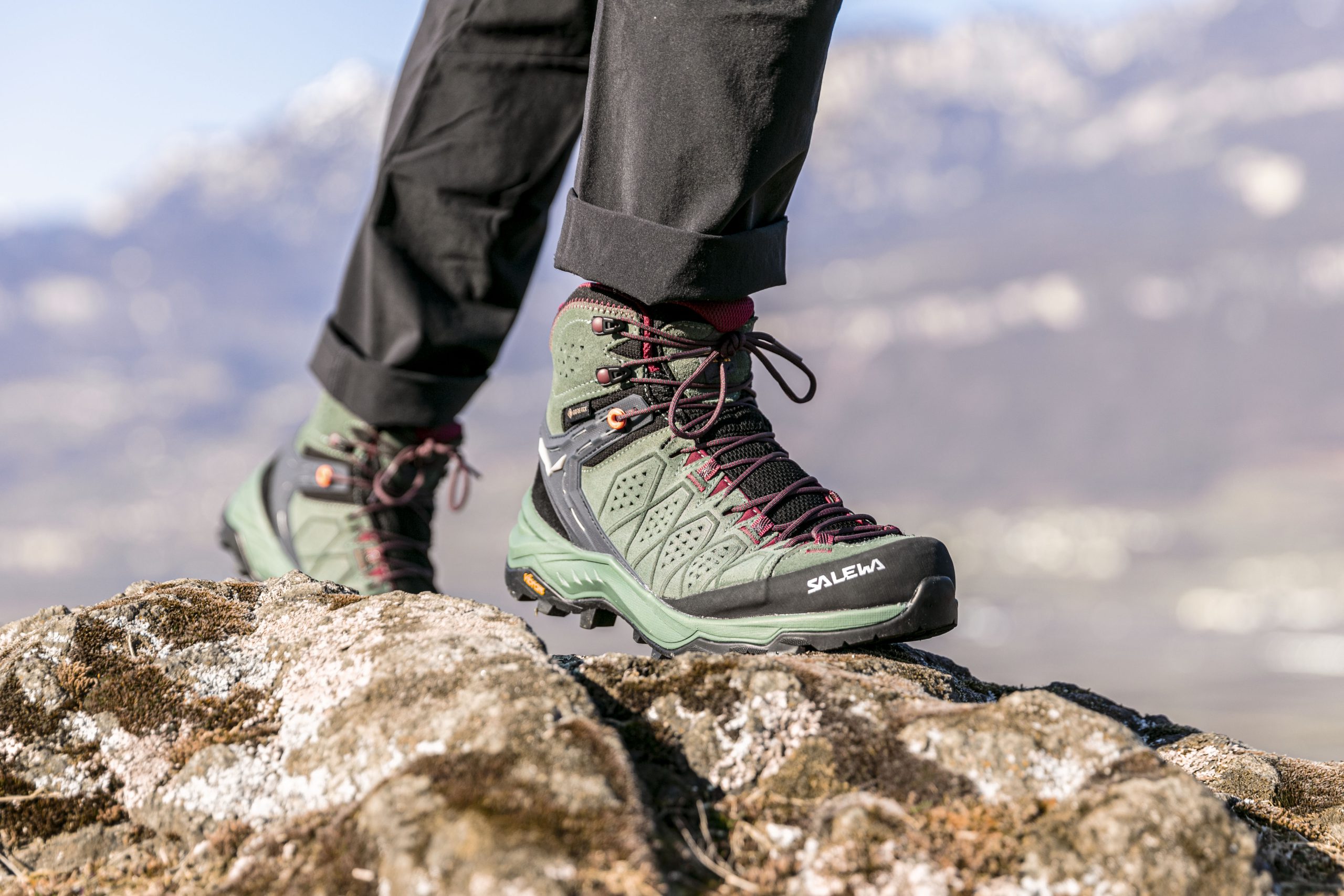 De lichte en sportieve wandelschoenen van Salewa