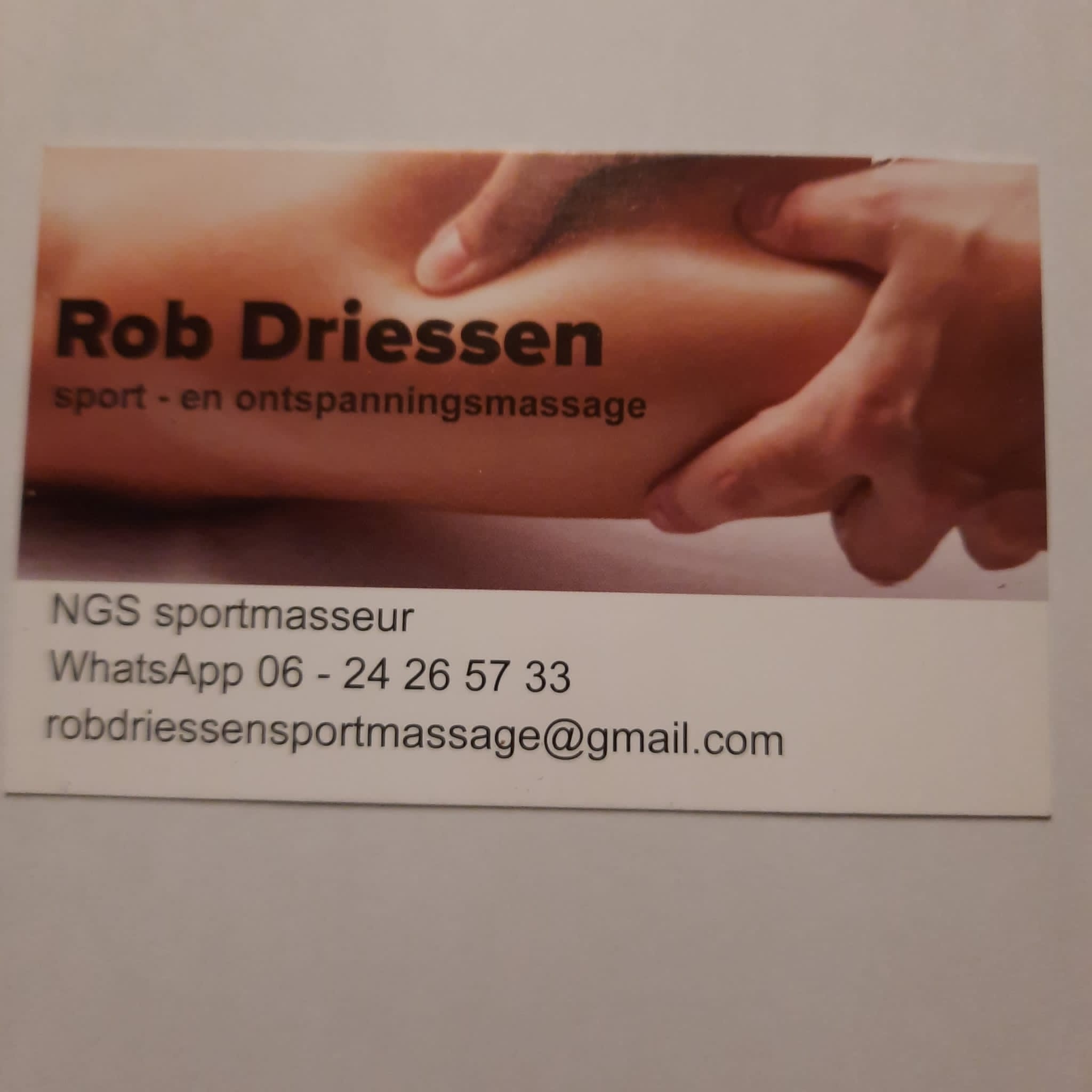 Sportmassage Rob Driessen