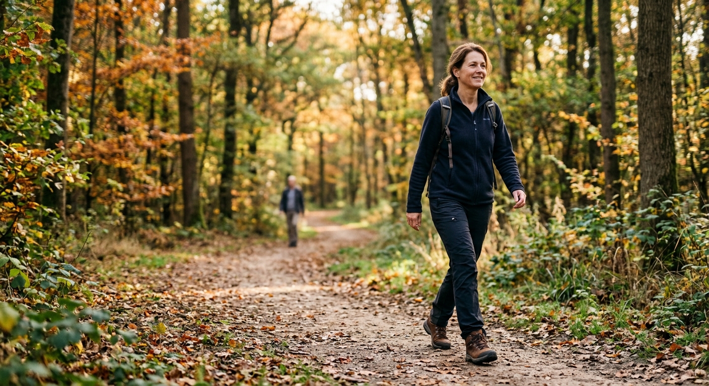 Spierpijn na wandelen? Blijf in beweging