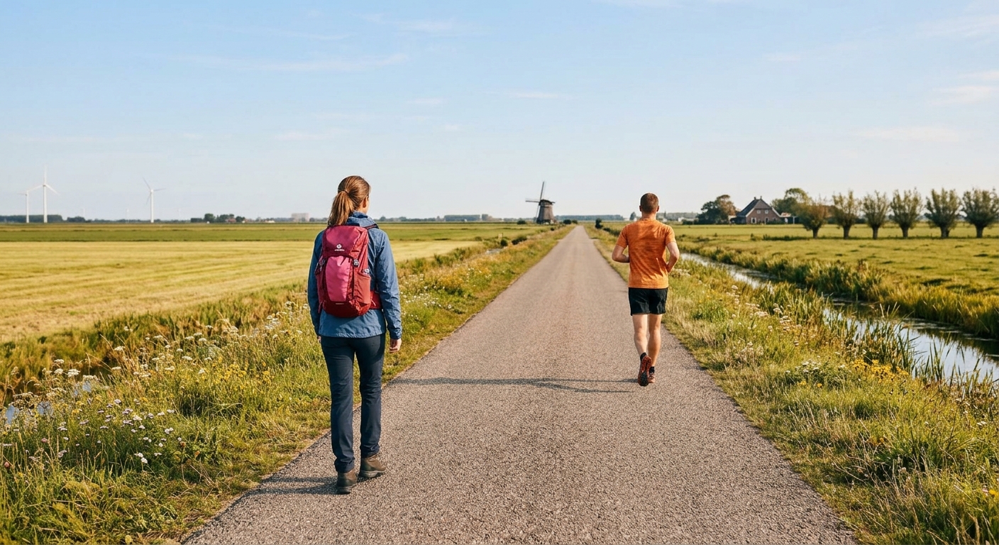 Het verschil tussen de belasting van je knie bij wandelen en hardlopen